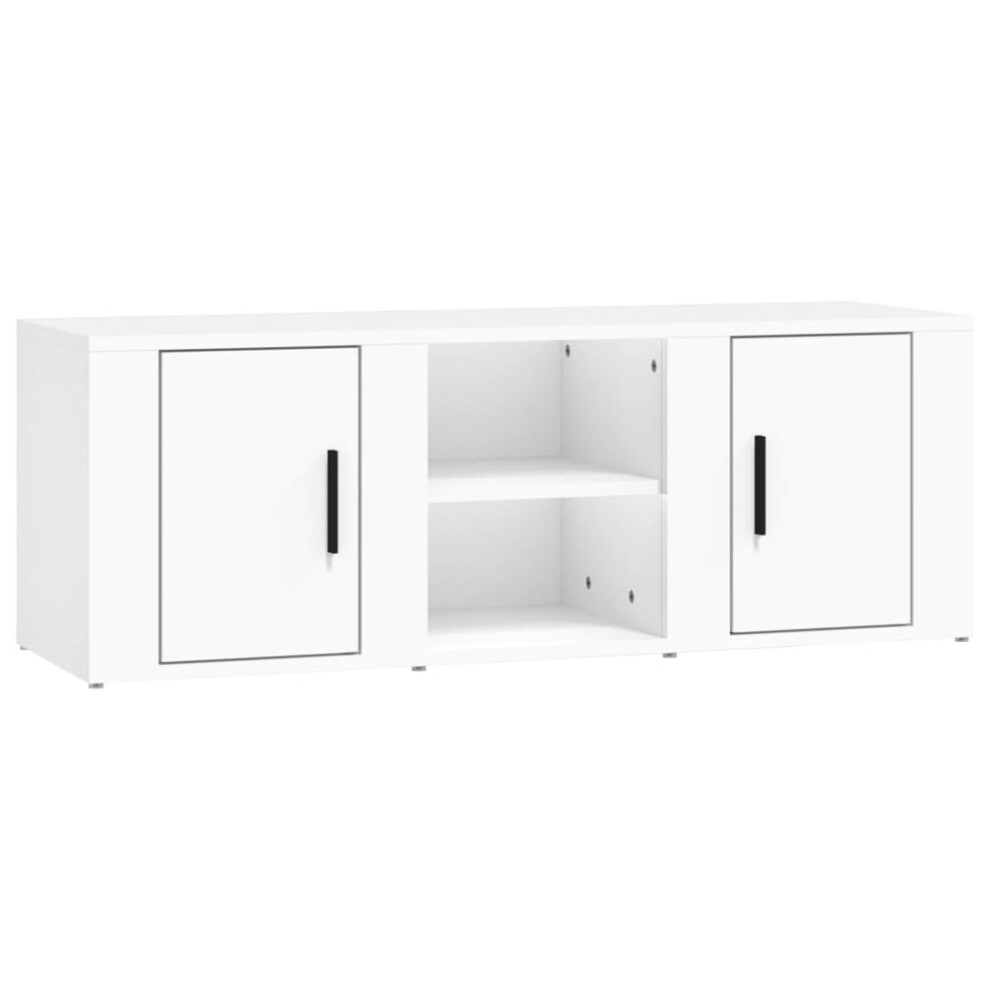 Vidaxl (White) Tv Cabinet Engineered Wood Tv Console Home Media Cabinet Multi Colours