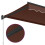 VidaXL vidaXL Markise Manuell Braun 450x300 cm 7