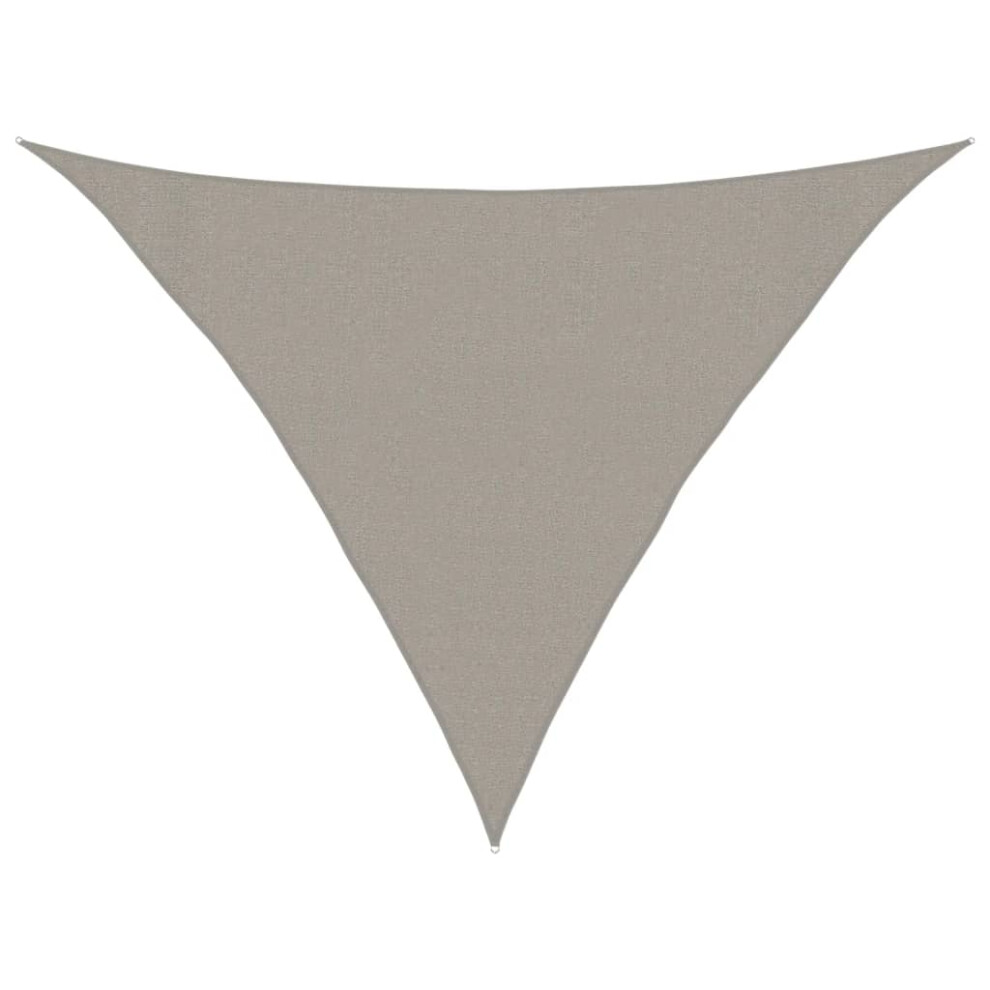 Vidaxl ( 3 X 3 X 4.2 M) Sunshade Sail Canopy Screen Balcony Awning Canopy Hdpe Rectangular Light/Grey