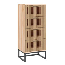 (brown) vidaXL Highboard Engineered Wood Cupboard Cabinet Sideboard Multi Colours