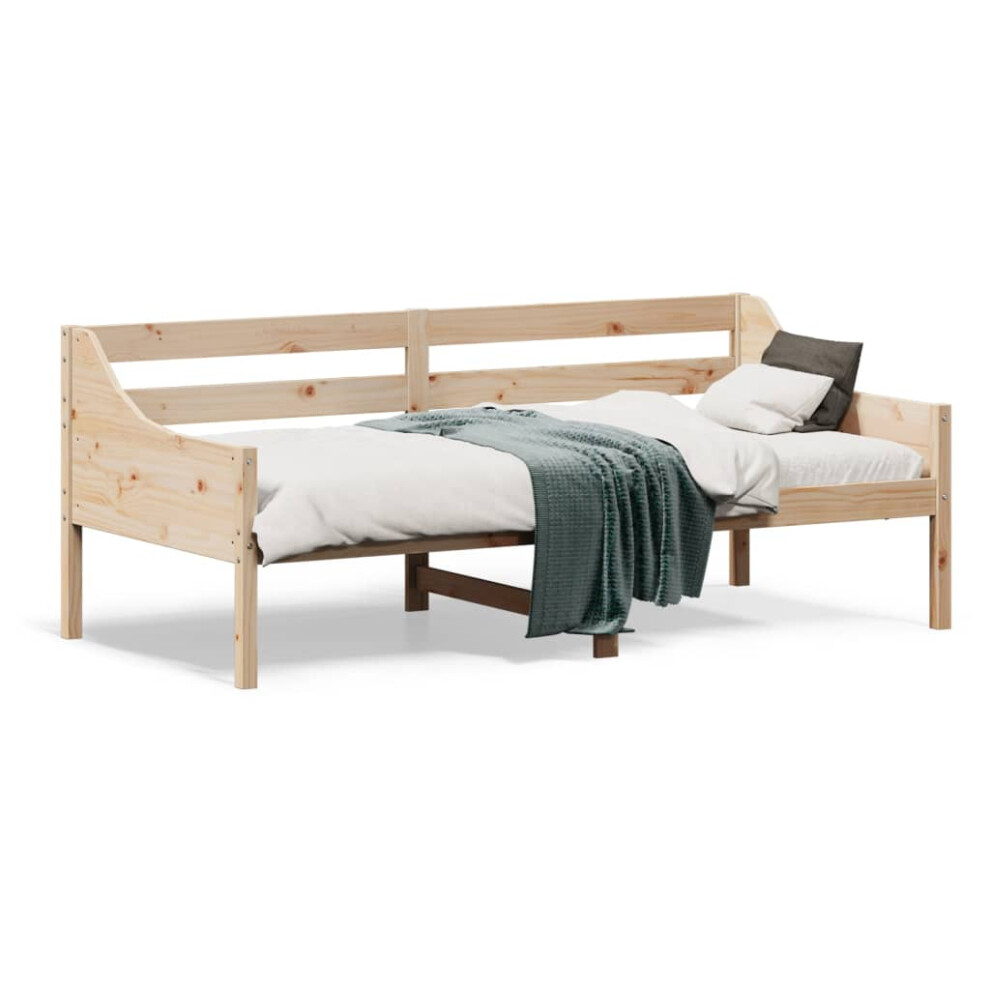 New Vidaxl (90 X 190 Cm) Day Bed Sofa Bed Frame Daybed Couch Bedroom Guest Bed Solid Wood Pine