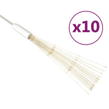 (warm white, 10 pcs) vidaXL 1/2/4/10x Outdoor Christmas Frecrack Light Meteor Light Multi Colour