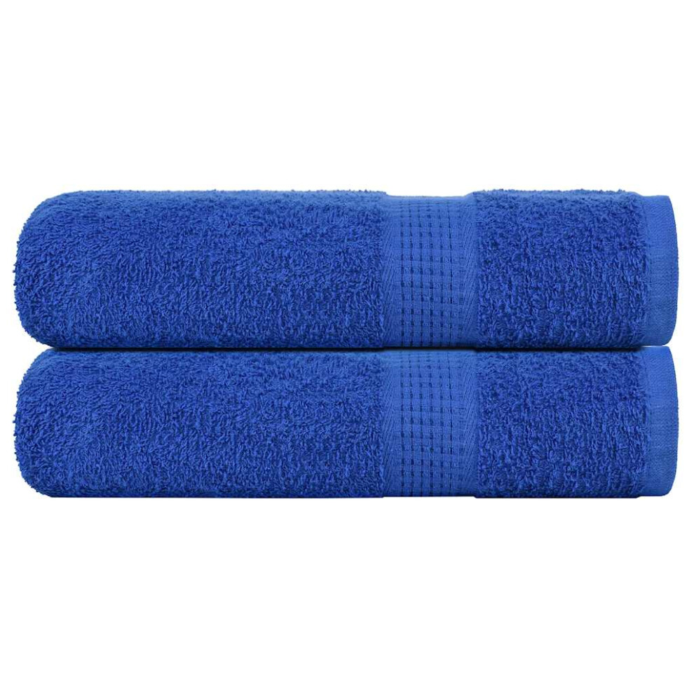 Vidaxl (Blue, 50 X 100 Cm) Towels Kitchen Tea Towel Dish Towel Wash Towel 360 Gsm 100% Cotton