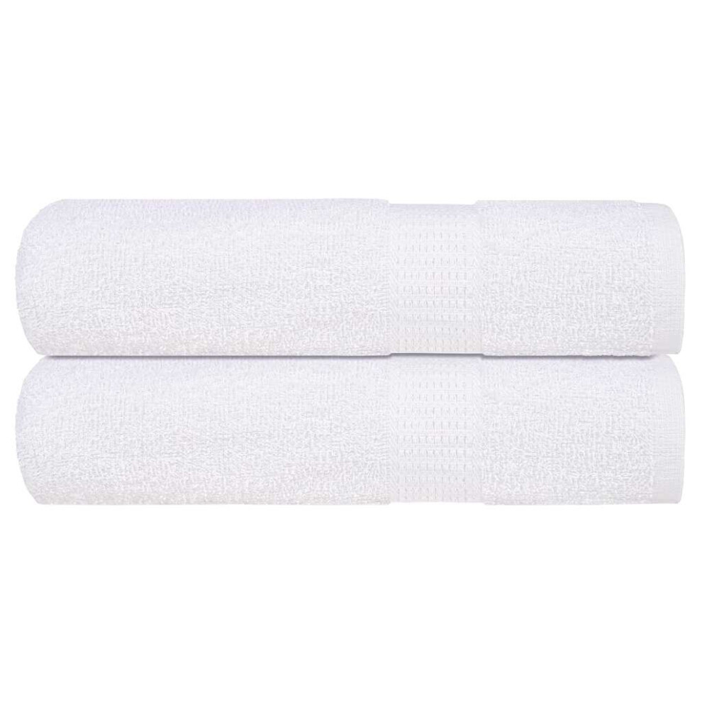 Vidaxl (White, 70 X 140 Cm) Towels Kitchen Tea Towel Dish Towel Wash Towel 360 Gsm 100% Cotton