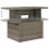 VidaXL vidaXL 9-tlg. Garten-Sofagarnitur mit Kissen Grau Poly Rattan Akazie 9