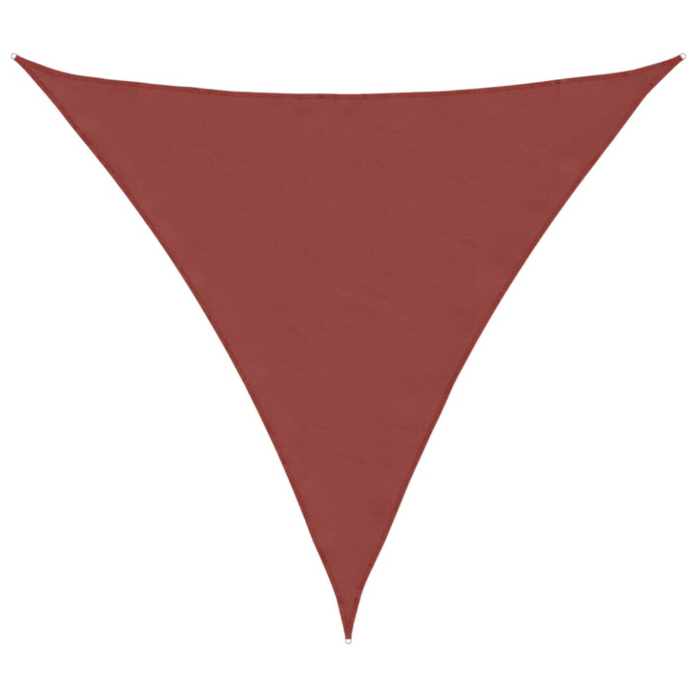 New Vidaxl (Terracotta, 6 X 6 X 6 M) Sunshade Sail Oxford Fabric Triangular Shade Sail Sunscreen Canopy