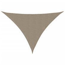 (taupe, 2.5 x 2.5 x 3.5 m) vidaXL Sunshade Sail Oxford Fabric Triangular Shade Sail Sunscreen Canopy