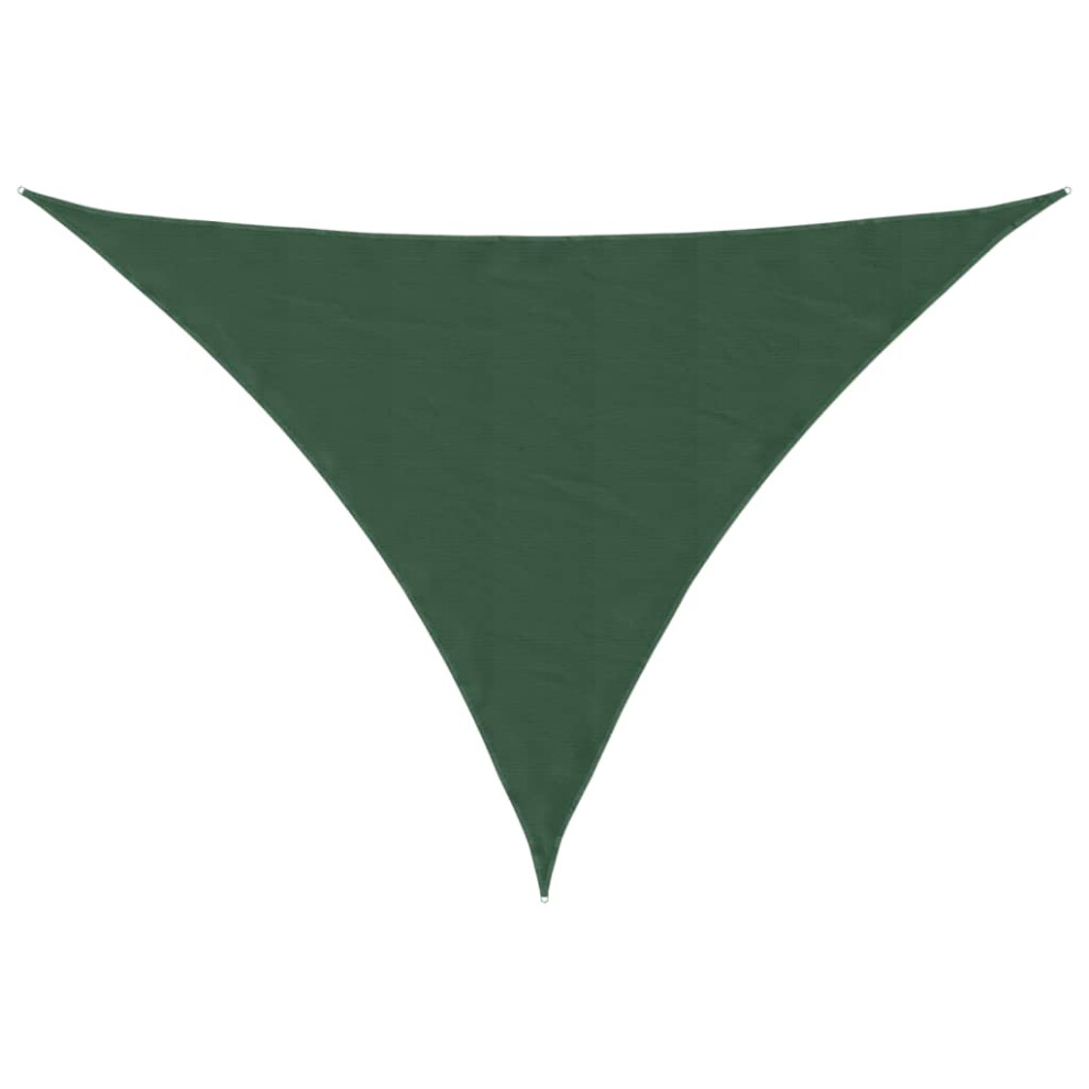 Vidaxl (Dark Green, 4 X 4 X 5.8 M) Sunshade Sail Oxford Fabric Triangular Shade Sail Sunscreen Canopy