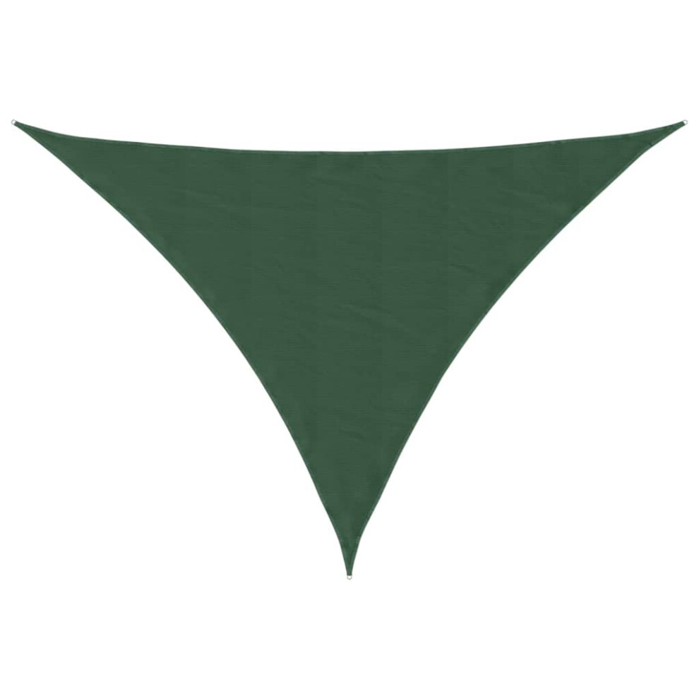 Vidaxl (Dark Green, 4 X 5 X 6.4 M) Sunshade Sail Oxford Fabric Triangular Shade Sail Sunscreen Canopy
