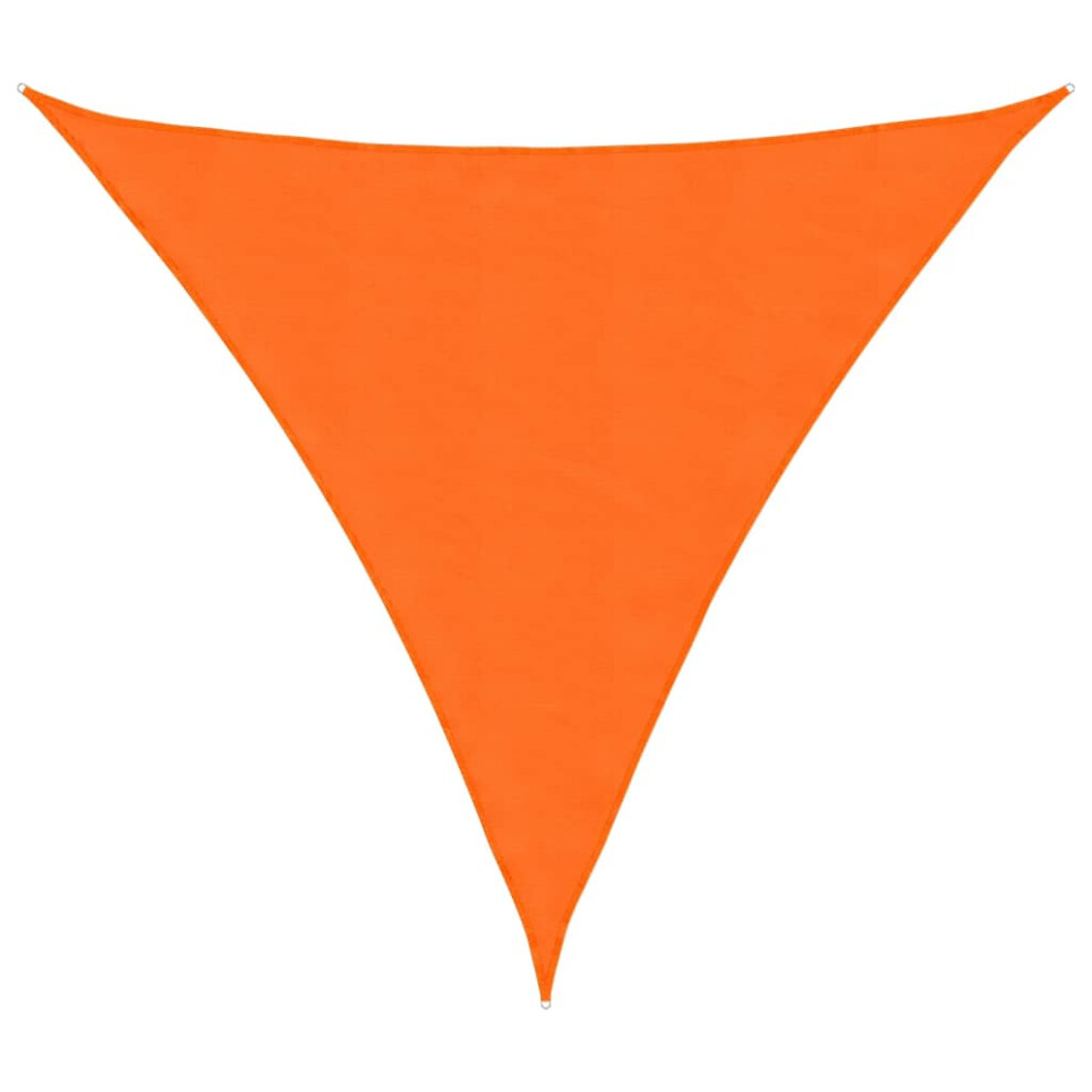 Vidaxl (Orange, 4.5 X 4.5 X 4.5 M) Sunshade Sail Oxford Fabric Triangular Shade Sail Sunscreen Canopy