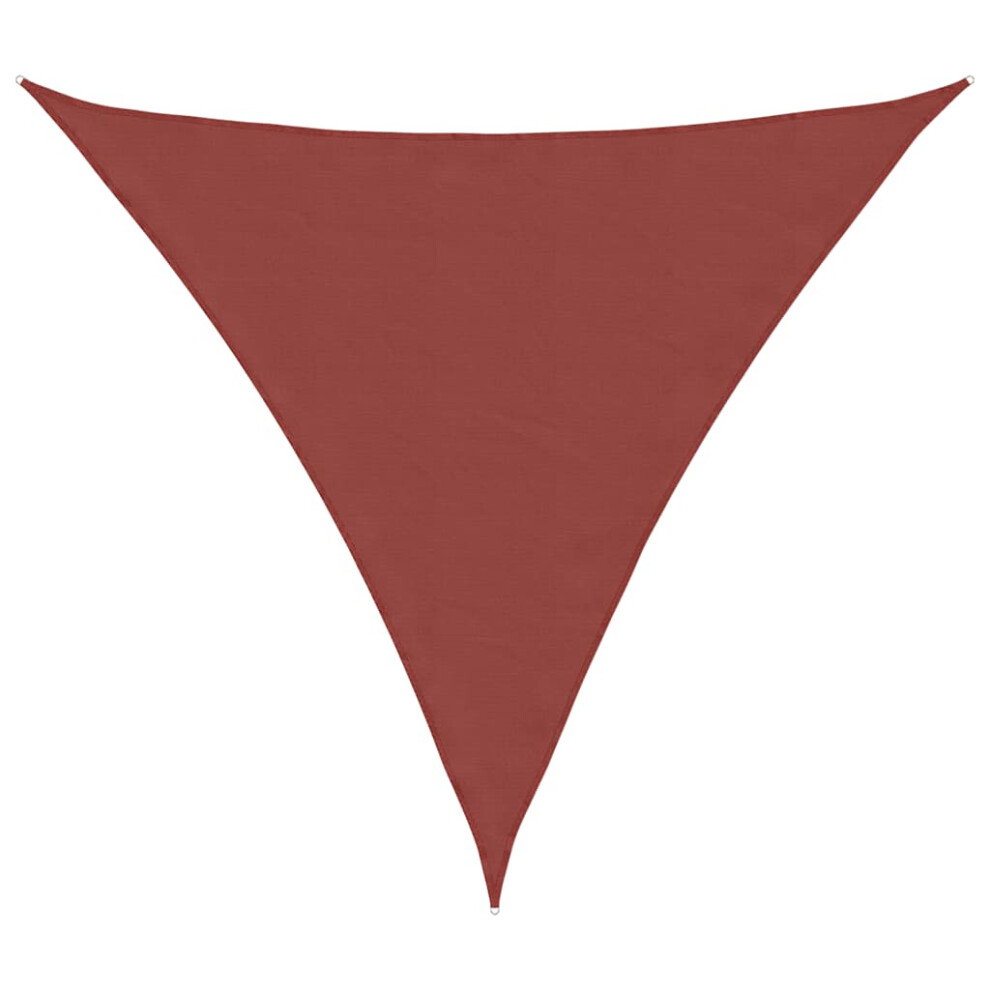 Vidaxl (Terracotta, 2 X 2 X 2 M) Sunshade Sail Oxford Fabric Triangular Shade Sail Sunscreen Canopy