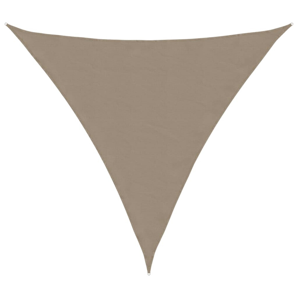 Vidaxl (Taupe, 2 X 2 X 2 M) Sunshade Sail Oxford Fabric Triangular Shade Sail Sunscreen Canopy