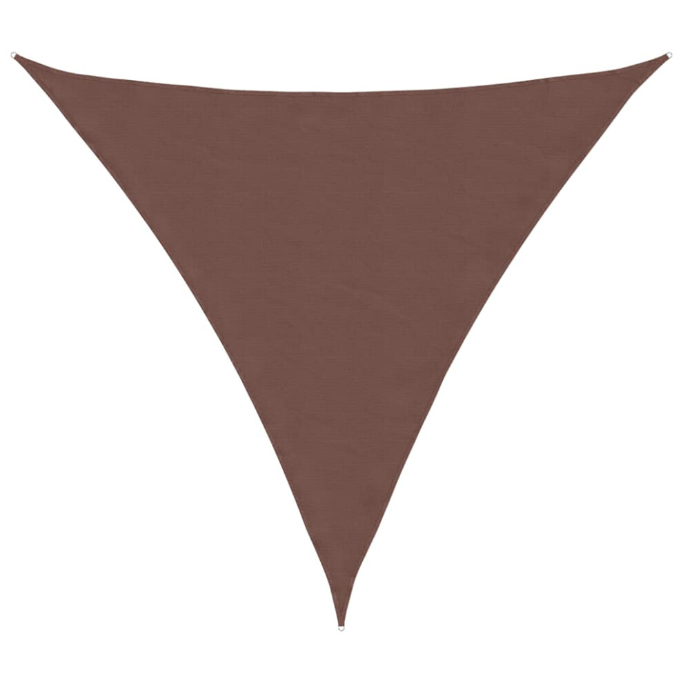 (brown, 2 x 2 x 2 m) vidaXL Sunshade Sail Oxford Fabric Triangular Shade Sail Sunscreen Canopy