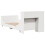 VidaXL (white, 75 x 190 cm) vidaXL Bed Frame without Mattress White Solid Wood Pine 8