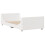 VidaXL (white, 75 x 190 cm) vidaXL Bed Frame without Mattress White Solid Wood Pine 5