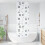 VidaXL (bubble, 70 x 240 cm) vidaXL Shower Roller Blind with Cassette Fabric 2