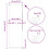 VidaXL (bubble, 70 x 240 cm) vidaXL Shower Roller Blind with Cassette Fabric 4
