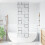 VidaXL (square, 70 x 240 cm) vidaXL Shower Roller Blind with Cassette Fabric 2