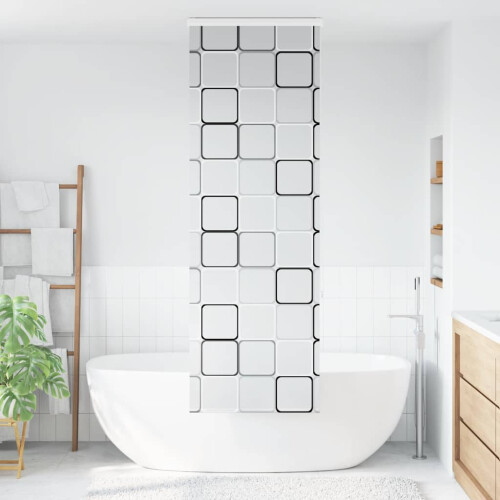 VidaXL (square, 70 x 240 cm) vidaXL Shower Roller Blind with Cassette Fabric 1