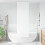 VidaXL (white, 70 x 240 cm) vidaXL Shower Roller Blind with Cassette Fabric 2