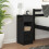 VidaXL (black) vidaXL Bedside Cabinets with Drawer Nightstand Bed Side Table Side Cabinet 3