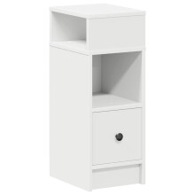 (white) vidaXL Bedside Cabinets with Drawer Nightstand Bed Side Table Side Cabinet