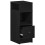 VidaXL (black) vidaXL Bedside Cabinets with Drawer Nightstand Bed Side Table Side Cabinet 5