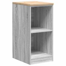 (grey sonoma, 40 x 51 x 85 cm) vidaXL Garage Storage Cabinet Solid Wood Pine cabinet