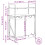 VidaXL (grey sonoma) vidaXL Laundry Basket 2 Compartments with Shelves laundry hamper 4