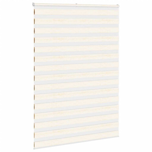 VidaXL vidaXL Doppelrollo Marmorbeige 165x230cm Stoffbreite 160,9 cm Polyester 2
