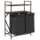 VidaXL (brown oak) vidaXL Laundry Basket 2 Compartments with Shelves laundry hamper 5