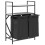 VidaXL (grey sonoma) vidaXL Laundry Basket 2 Compartments with Shelves laundry hamper 5