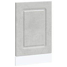 vidaXL Dishwasher Panel Kalmar Concrete Grey 45x1.5x67 cm Engineered Wood