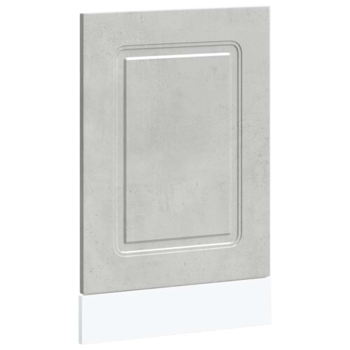 VidaXL vidaXL Dishwasher Panel Kalmar Concrete Grey 45x1.5x67 cm Engineered Wood