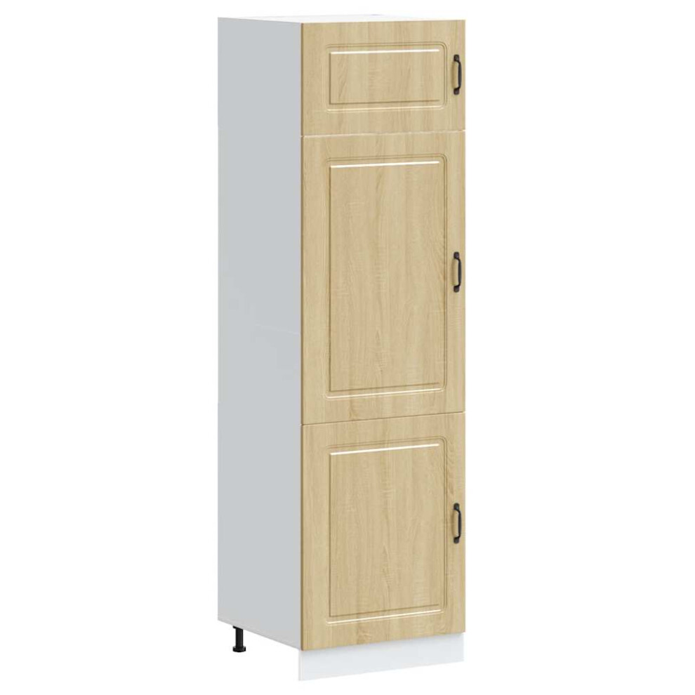 Vidaxl Kitchen Cupboard Kalmar Sonoma Oak Engineered Wood Kitchen Cabinet Unit