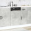 VidaXL vidaXL Dishwasher Panel Kalmar Concrete Grey 45x1.5x67 cm Engineered Wood 3