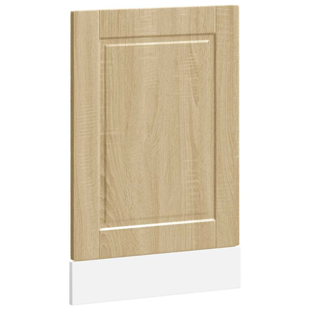 Vidaxl Dishwasher Panel Porto Sonoma Oak 45X1,5X67 Cm Engineered Wood