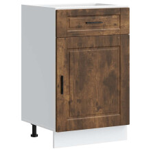 vidaXL Kitchen Base Cabinet Porto Smoked Oak Engineered Wood sink base cabinet
