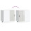 VidaXL vidaXL Kitchen Base Cabinet Lucca High Gloss White Engineered Wood 8