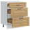 VidaXL vidaXL Kitchen Base Cabinet Kalmar Artisan Oak Engineered Wood 5