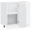 VidaXL vidaXL Kitchen Base Cabinet Lucca High Gloss White Engineered Wood 5