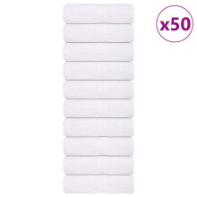 vidaXL Waschtücher FROGN 50 Stk. Weiß 30x30 cm 360 g/m²
