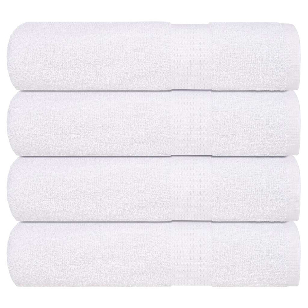 Vidaxl Shower Towels 4 Pcs White 70X140 Cm 360 Gsm 100% Cotton Towel