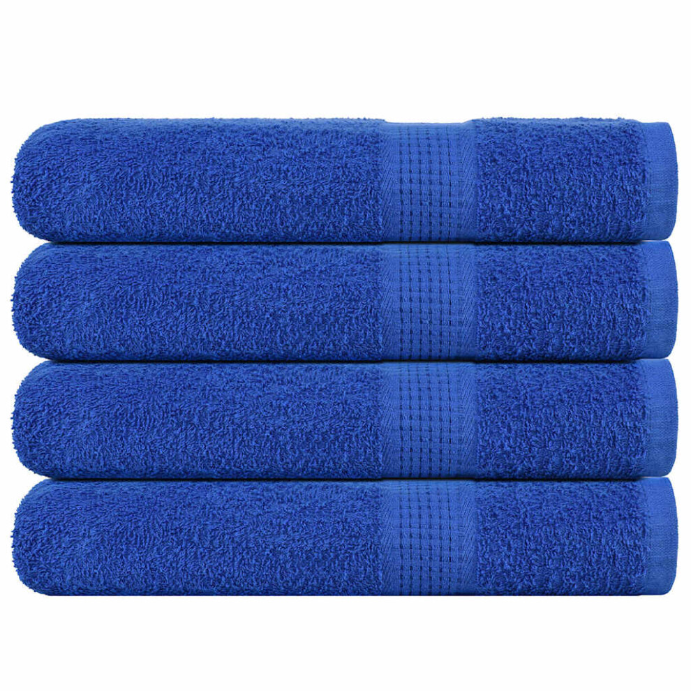 vidaXL Sauna Towels 4 pcs Blue 80x200 cm 360 gsm 100% Cotton towel bath towel