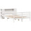 VidaXL (140 x 200 cm) vidaXL Bookcase Bed without Mattress Bed Frame Solid Wood Pine 3