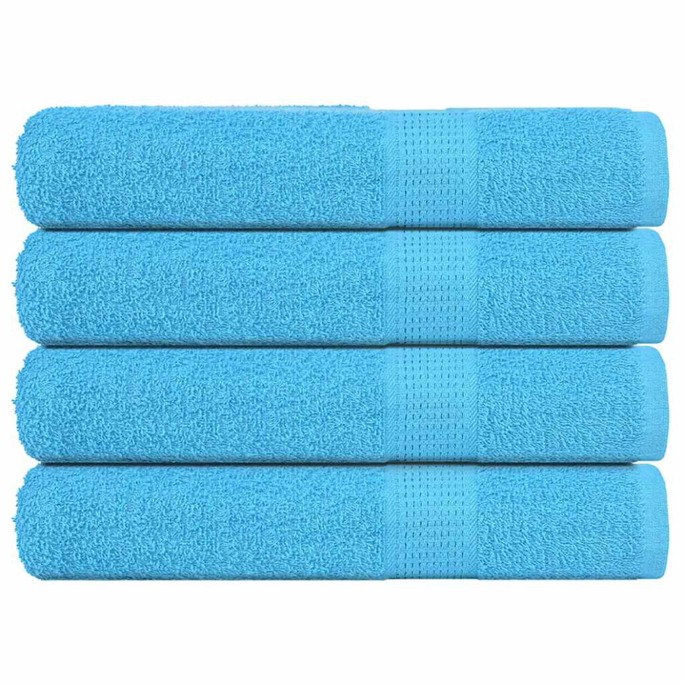 vidaXL Sauna Towels 4 pcs Turquoise 80x200 cm 360 gsm 100% Cotton towel