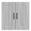VidaXL vidaXL Kitchen Wall Cabinet Kalmar Grey Sonoma Engineered Wood 5