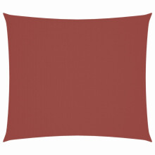 (terracotta, 2 x 2.5 m) vidaXL Sunshade Sail Oxford Fabric Rectangular Patio Shade Sunscreen Canopy