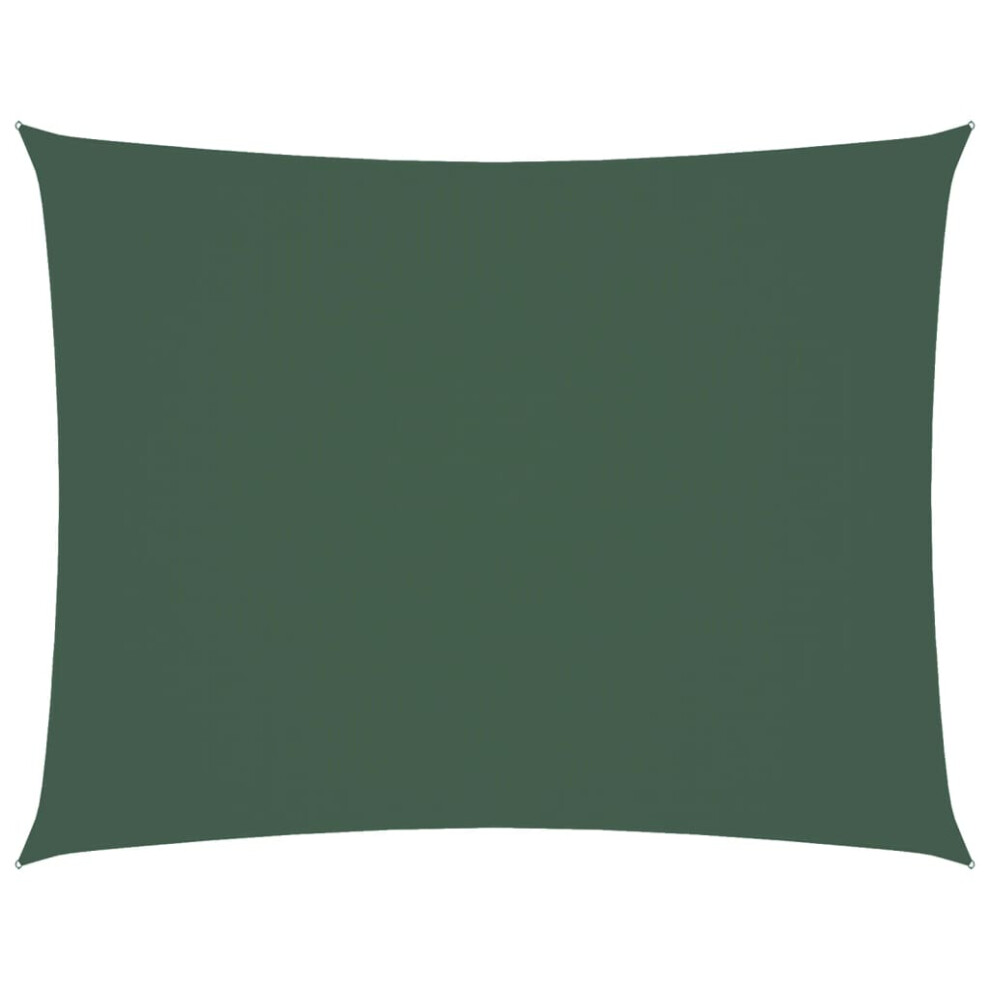 Vidaxl (Dark Green, 3 X 4.5 M) Sunshade Sail Oxford Fabric Rectangular Patio Shade Sunscreen Canopy