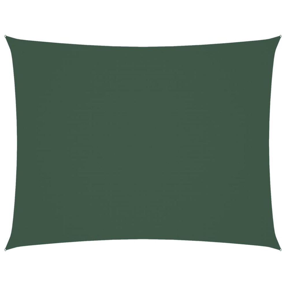 Vidaxl (Dark Green, 6 X 8 M) Sunshade Sail Oxford Fabric Rectangular Patio Shade Sunscreen Canopy
